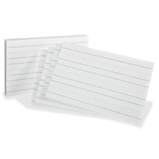 Oxford Primary Ruled Index Cards