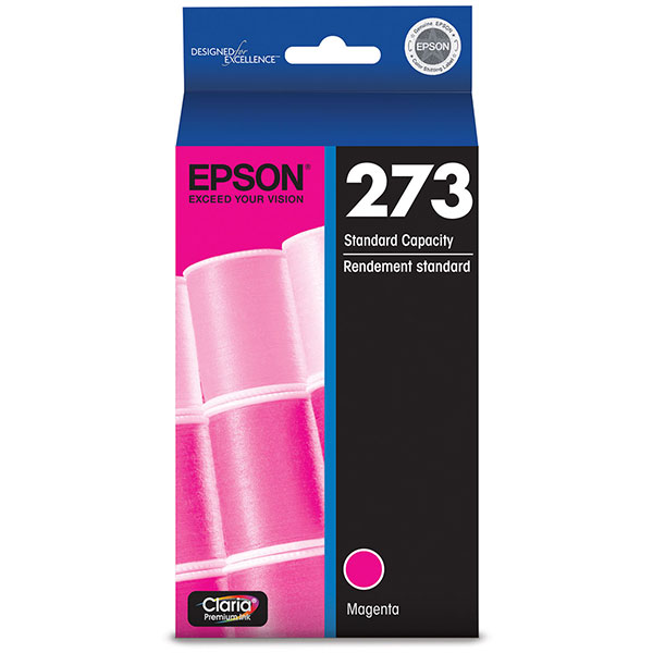 Epson T273320 (Epson 273) Magenta OEM Inkjet Cartridge