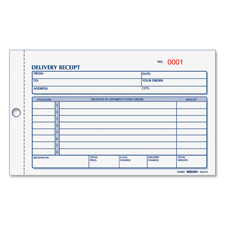 Rediform Carbonless Delivery Receipt Book