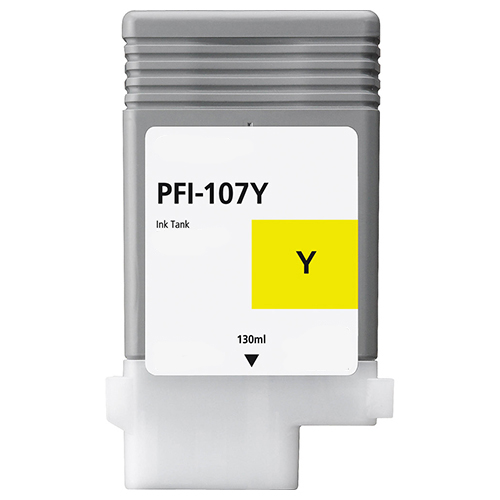 Premium Quality Yellow Ink Cartridge compatible with Canon 6708B001 (PFI-107Y)