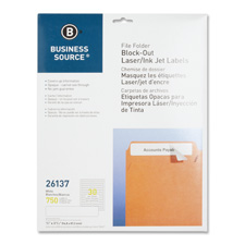 Bus. Source Block-out File Folder Labels