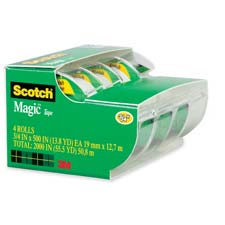 3M Scotch Nonyellowing Magic Tape Dispenser