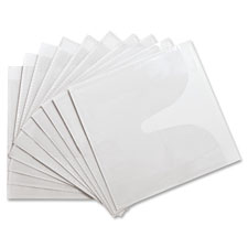 Compucessory Self-Adhesive Poly CD/DVD Holders