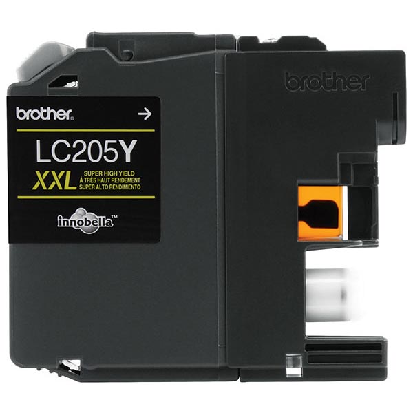 Brother LC-205Y Yellow OEM Inkjet Cartridge