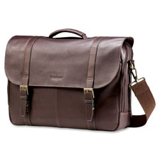 Samsonite Flapover Leather Laptop Case