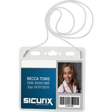 Baumgartens Elastic Neck Cord ID Badge Holders