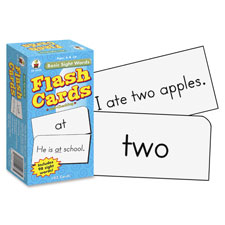 Carson Grades 1-3 Basic Sight Words Flash Card Set