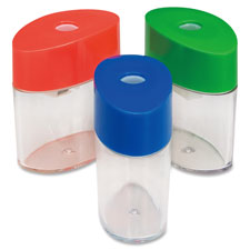 Integra Assorted Color Oval Plastic Sharpeners