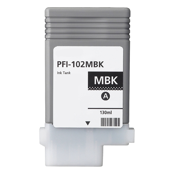 Premium Quality Matte Black Inkjet Cartridge compatible with Canon 0894B001 (PFI-102MBk)