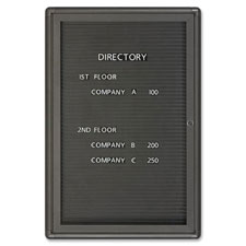 Quartet Single Glass Magnetic Message Board