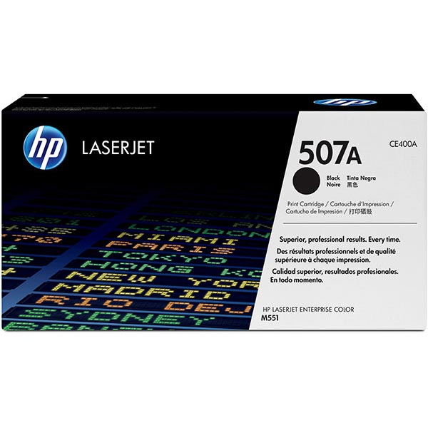 HP CE400AG (HP 507A) Black OEM Toner Cartridge