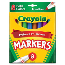 Crayola Regular Bold Colors Broad Line Markers