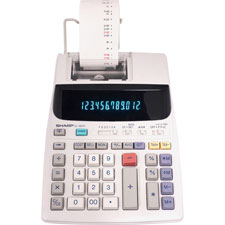 Sharp EL1801V 2-color Printing Calculator