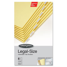 Acco/Wilson Jones Legal Size 4-Hole Index Dividers