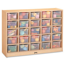 Jonti-Craft Young Time RTA 25-tray Cubbie Unit