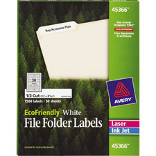 Avery Eco-friendly File Folder Labels