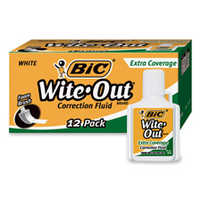 Bic Wite-Out Extra Coverage Correction Fluid