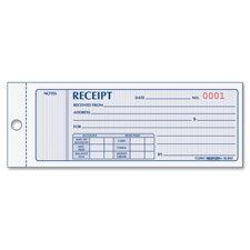 Rediform Monthly Carbonless Receipt Manifold Book