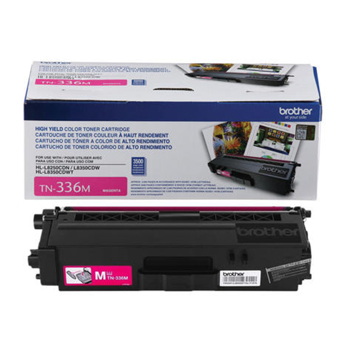 Brother TN-336m Magenta OEM Toner Cartridge