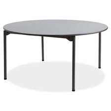 Iceberg Round Wood Folding Tables