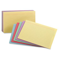 Oxford Color Pack Index Cards