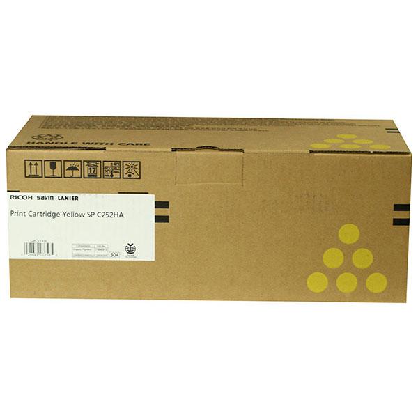 Ricoh 407656 (Type C250HA) Yellow OEM Toner Cartridge