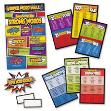 Carson Super Power/Word Choices Bulletin Board Set