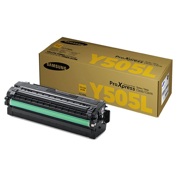 Samsung CLT-Y505L Yellow OEM Toner Cartridge