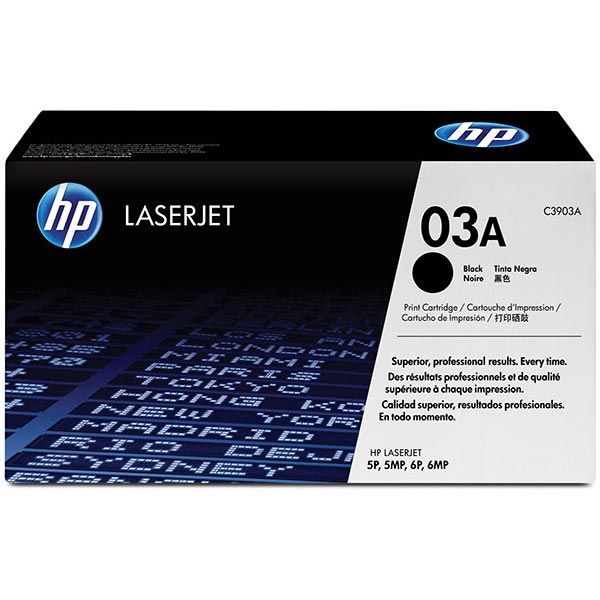 HP C3903A (HP 03A) Black OEM Toner Cartridge