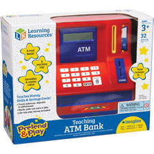 Learning Res. Age3+ Pretend/Play Teaching ATM Bank