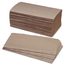 SKILCRAFT Single Fold Kraft Paper Towels