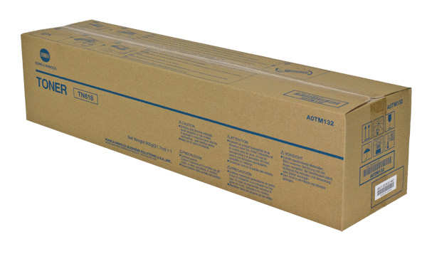 Konica Minolta TN-618 (A0TM132) Black OEM Toner Cartridge