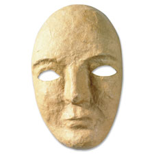 Chenille Kraft Paper Mache Masks