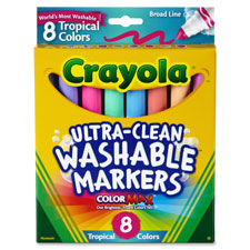 Crayola Tropical Colors Pack Washable Markers