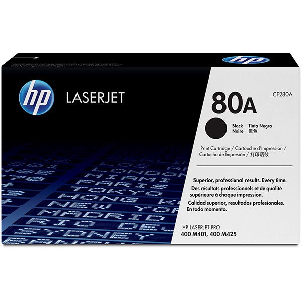 HP CF280A (HP 80A) Black OEM Toner Cartridge