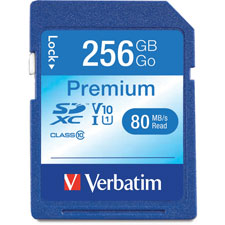 Verbatim 256GB Premium SDXC Memory Card