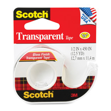 3M Scotch Gloss Finish Transparent Office Tape