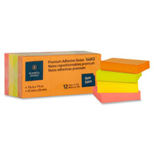 Bus. Source Premium Repostionable Adhesive Notes