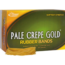 Alliance 1lb Box Pale Crepe Gold Rubber Bands