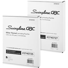 GBC Swingline EZUse Thermal Laminating Pouches