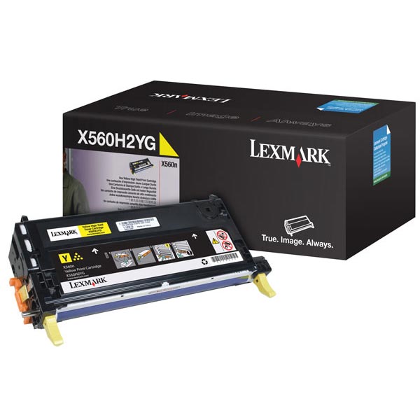 Lexmark X560H2YG Yellow OEM Toner Printer Cartridge