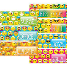 Ashley Prod. Emoji Design Decorative Hall Pass