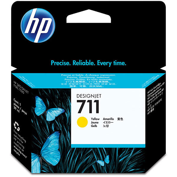 HP CZ132A (HP 711A) Yellow OEM Inkjet Cartridge