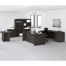 Lorell Prominence 2.0 Espresso Laminate Desking