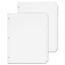 Avery Write-on Nonlaminated WhiteTab Dividers