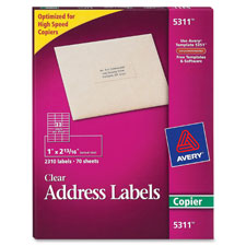 Avery Clear Professional Mailing Labels