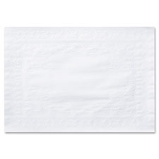 Hoffmaster Straight Edge White Placemats