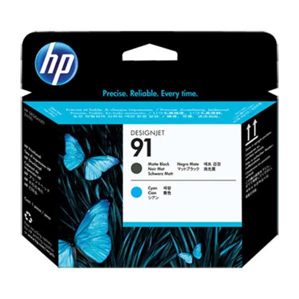 HP C9460A (HP 91) Black, Cyan OEM Printhead Inkjet Cartridge