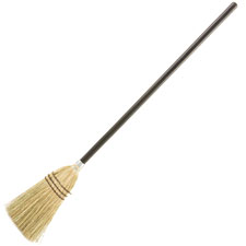 Rubbermaid Comm. Wood Handle Lobby Corn Broom