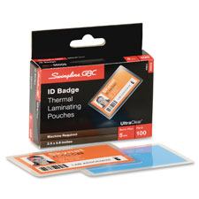 GBC ID Badge Thermal Laminating Pouches